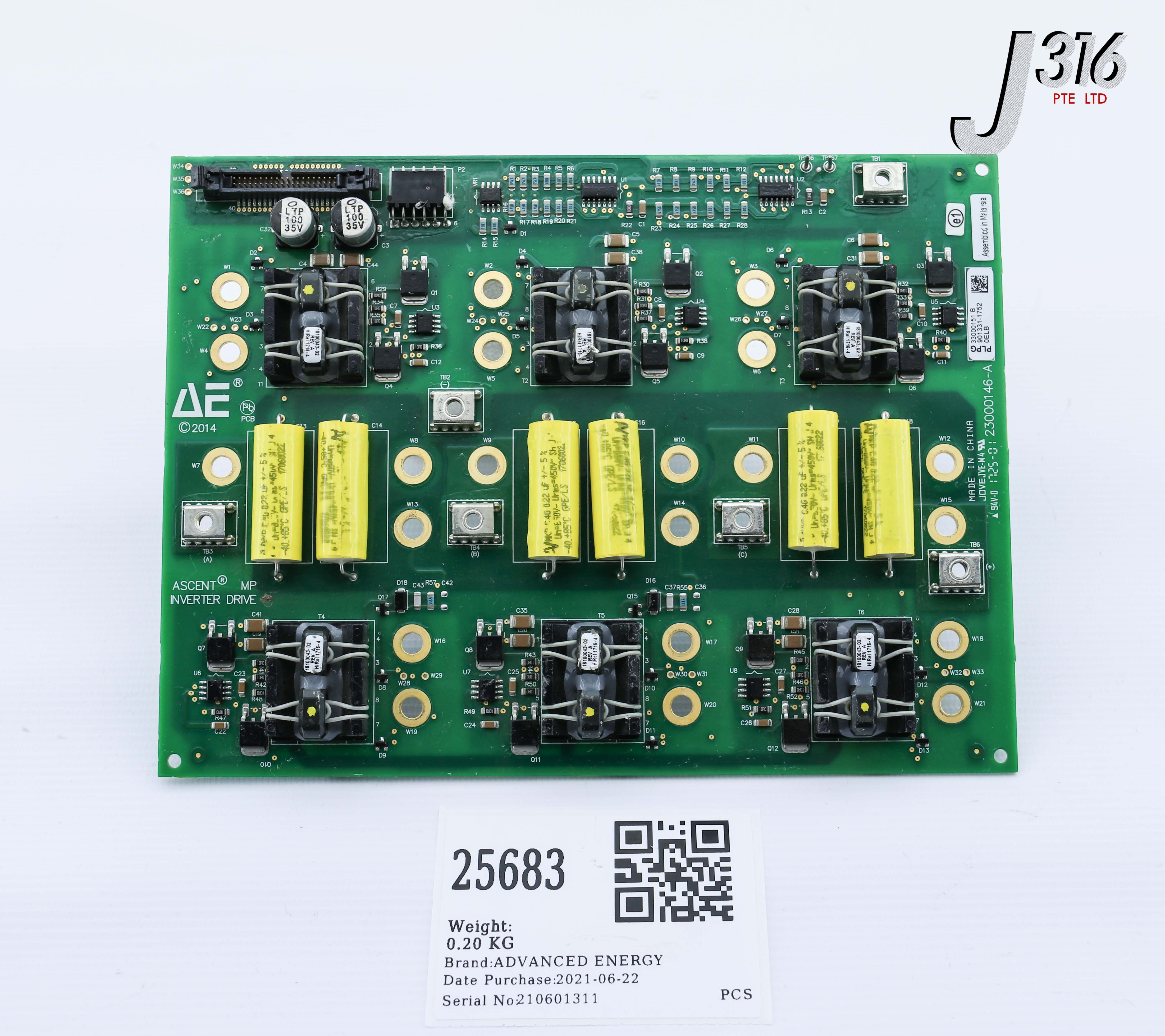 三六九 25683 ADVANCED ENERGY PCB ASCENT MP INVERTER DRIVE 23000146-A | eBay